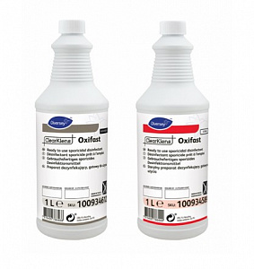 ClearKlens Oxifast  - Готовый к применению спорицидный дезинфектант ( база-НУК). <br>
 100 г содержит 0,07 г НУК (700 ppm)<br>
 <br>